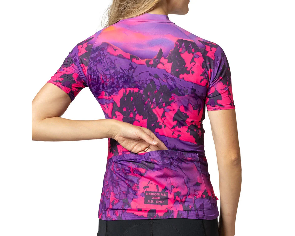 Terry Women’s Soleil Short Sleeve Jersey (Beartooth Fuchsia) (S)