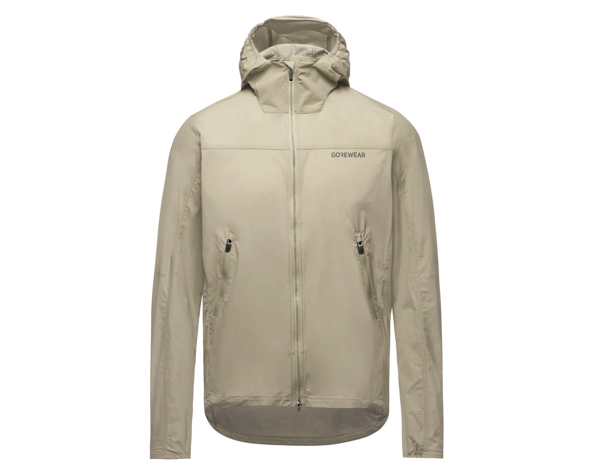 Gore Wear Fernflow Hooded Windbreaker (Black) (Men’s) (L)