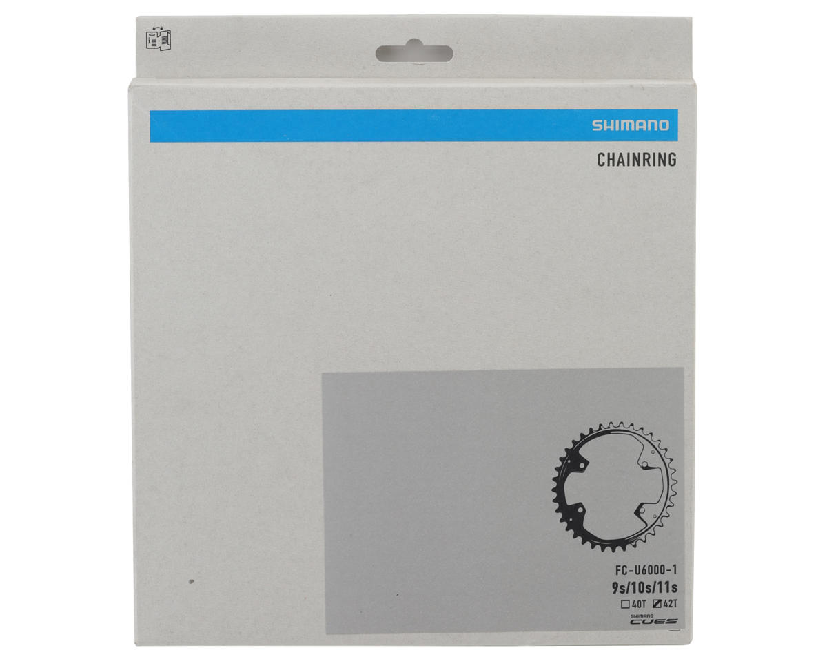 Shimano Cues FC-U6000-1 Chainring (Black) (Single) (42T)