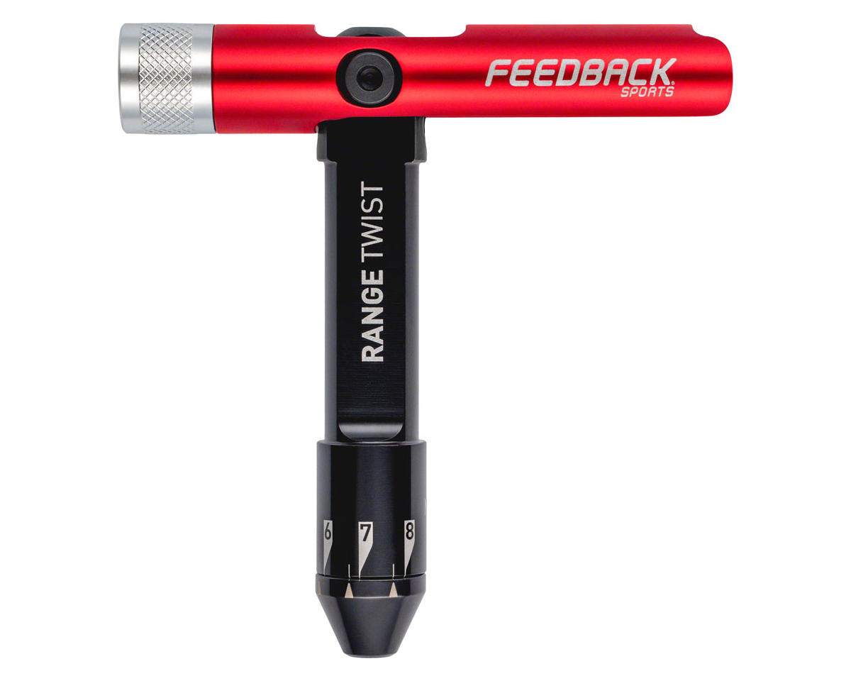 Feedback Sports Range Twist Torque Wrench (Black/Red) (2-8 Nm)