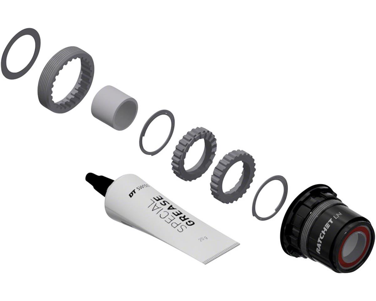 DT Swiss Ratchet LN Aluminum Freehub Upgrade Kit (Black) (18T) (SRAM XD)
