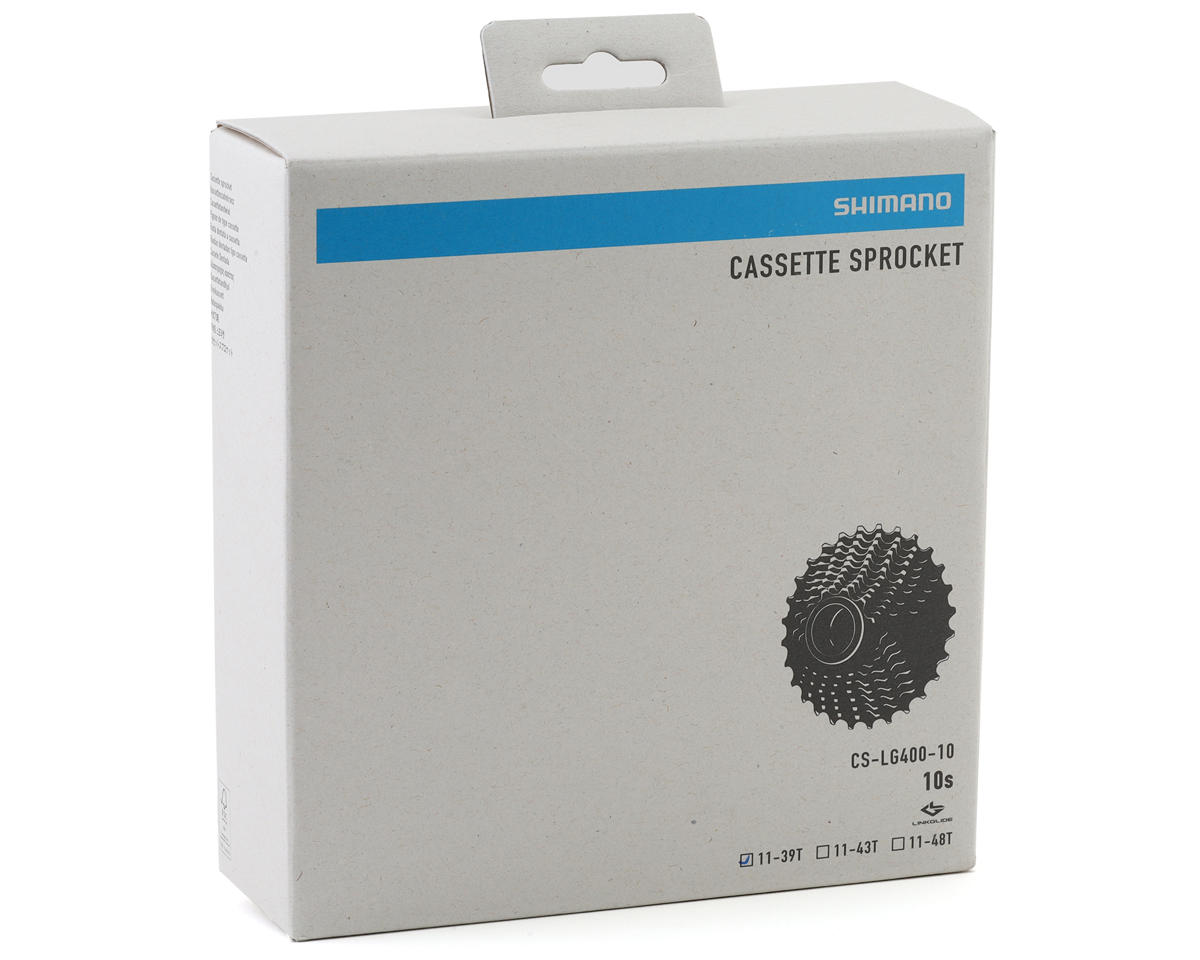 Shimano CUES CS-LG400 Linkglide Cassette (Black) (Shimano HG) (10 Speed) (11-39T)