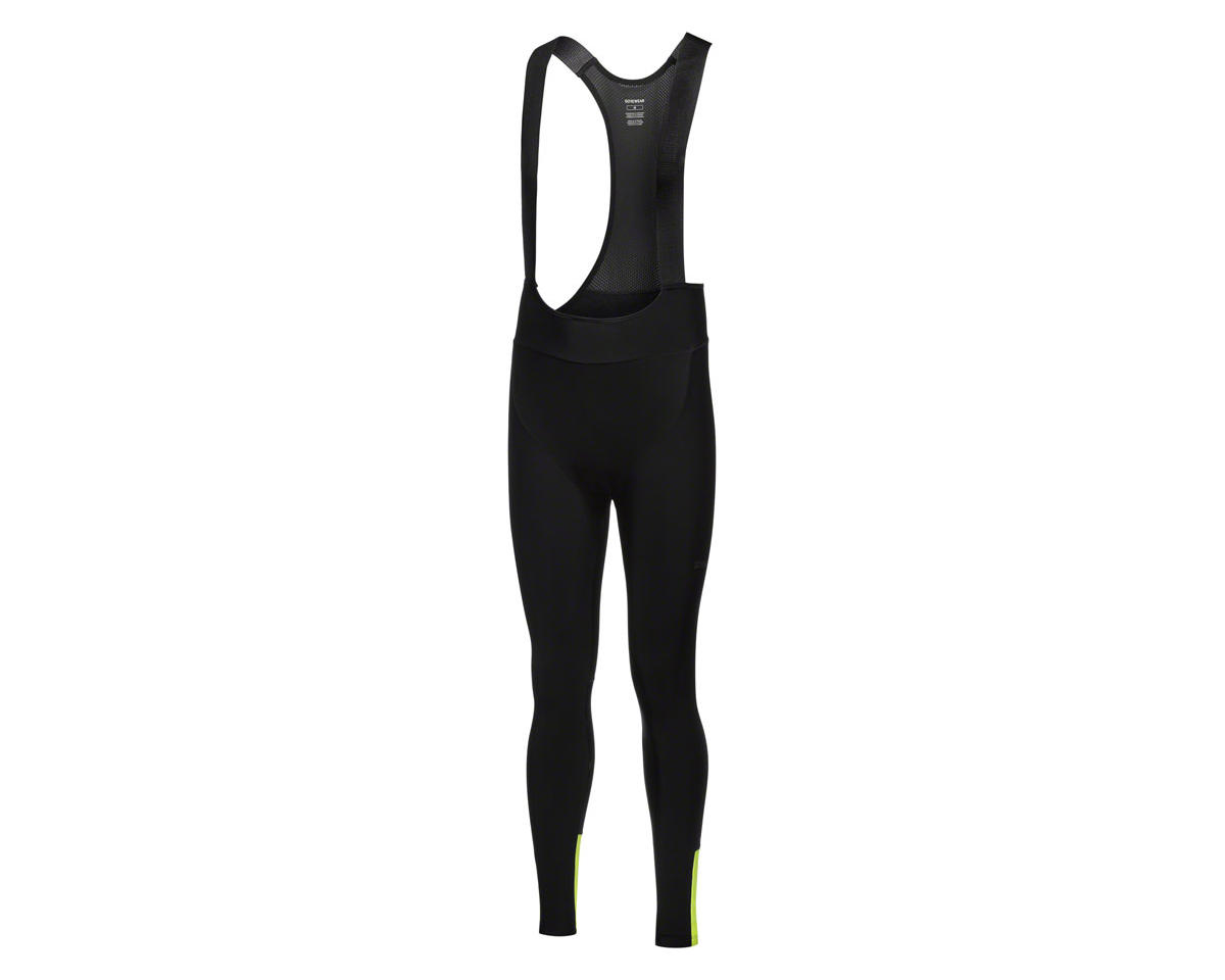 Gore Wear Swiftride Thermo Bib Tights + (Black/Neon Yellow) (Men’s) (L)
