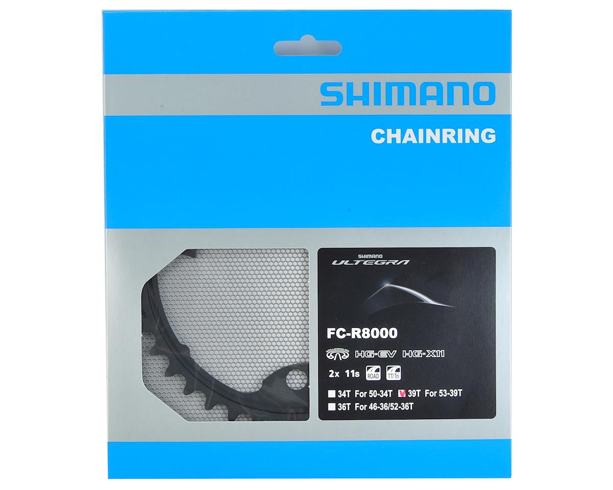 Shimano Ultegra FC-R8000 Chainrings (Black) (2 x 11 Speed) (110mm BCD) (Inner) (39T)