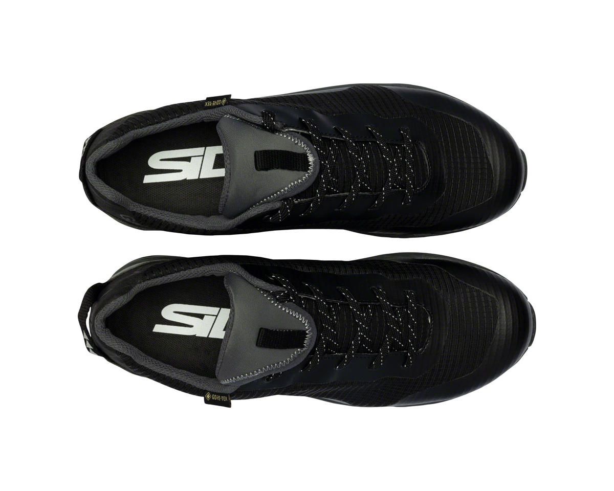 Sidi Motus GTX Flat Pedal Mountain Bike Shoes (Black/Grey) (39)