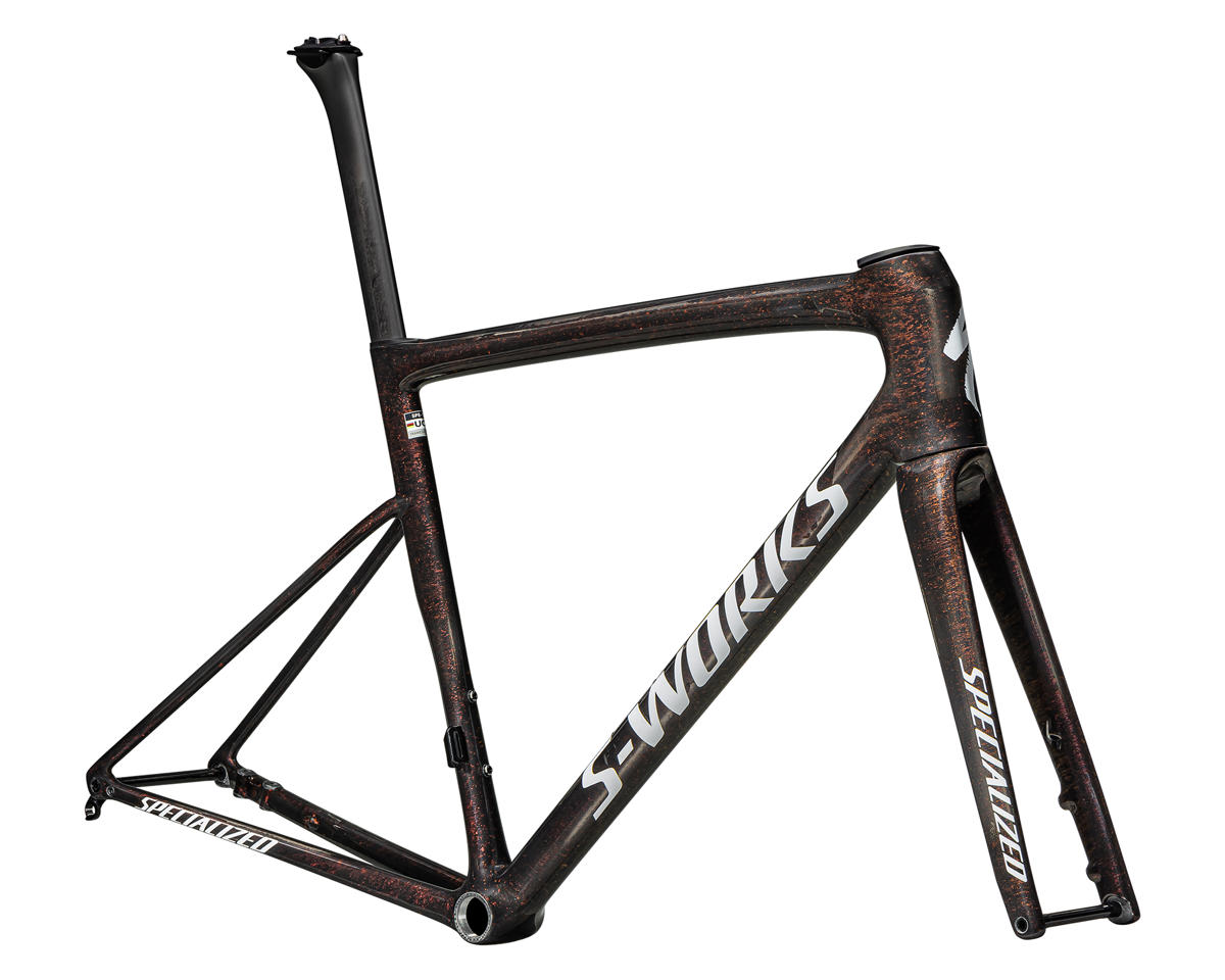 Specialized S-Works Tarmac SL8 Frameset (Carbon/Red to Gold Speckle/Silver) (52cm)