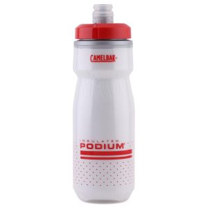 Camelbak Podium Chill Insulated Water Bottle (Fiery Red/White) (21oz)