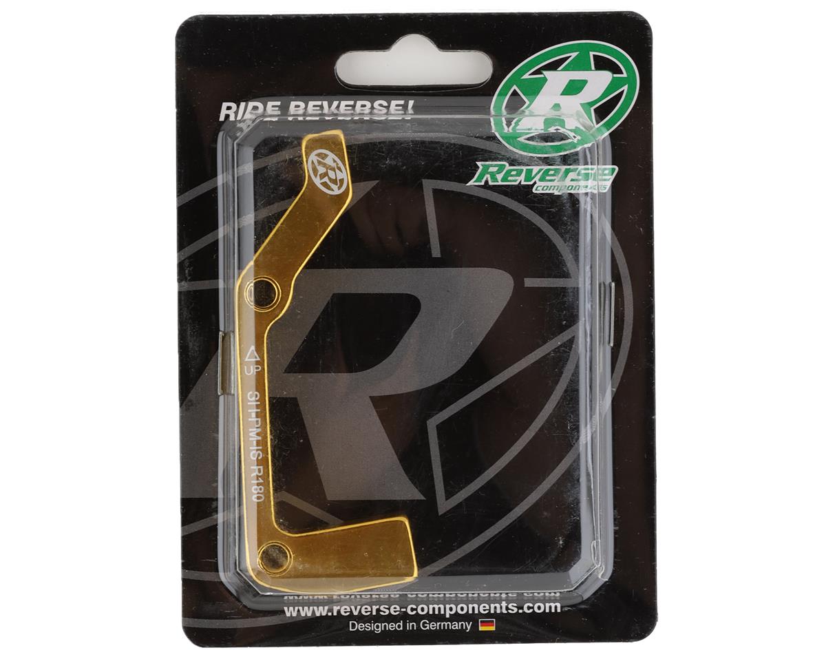 Reverse Components Disc Brake Adapters (Gold) (IS Mount | Shimano) (180mm Rear)