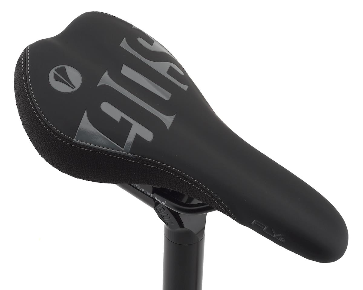 SDG Fly Jr Kid’s Saddle (Black) (Steel Rails) (122mm)