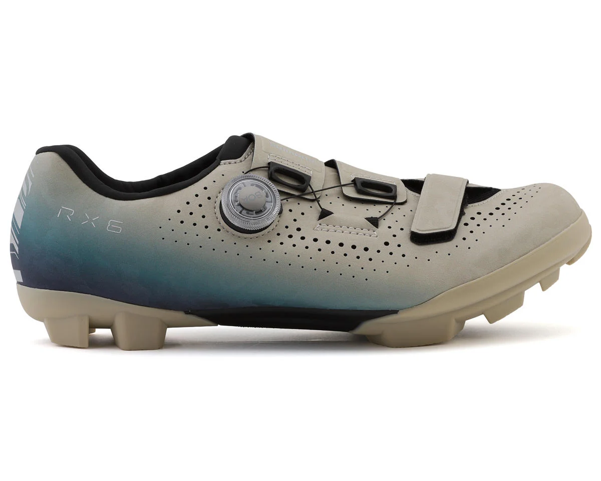 Shimano SH-RX600 RX6 Gravel Shoes (Beige/Blue) (43)