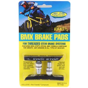 Kool Stop BMX Brake Pads (Black) (Threaded) (1 Pair)