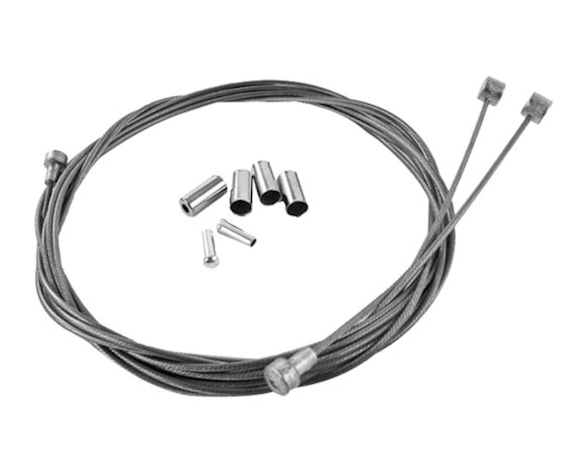 Velo Orange Metallic Braid Brake Cable Kit (Silver) (Road & Mountain) (1000/2000mm) (w/ Housing)