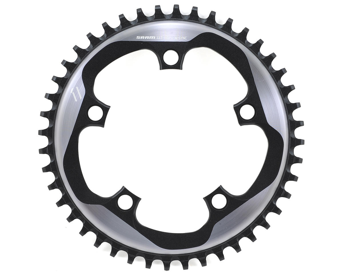 SRAM Force 1 X-Sync Chainring (Polished Grey/Black) (1 x 10/11 Speed) (110 BCD) (Single) (44T)