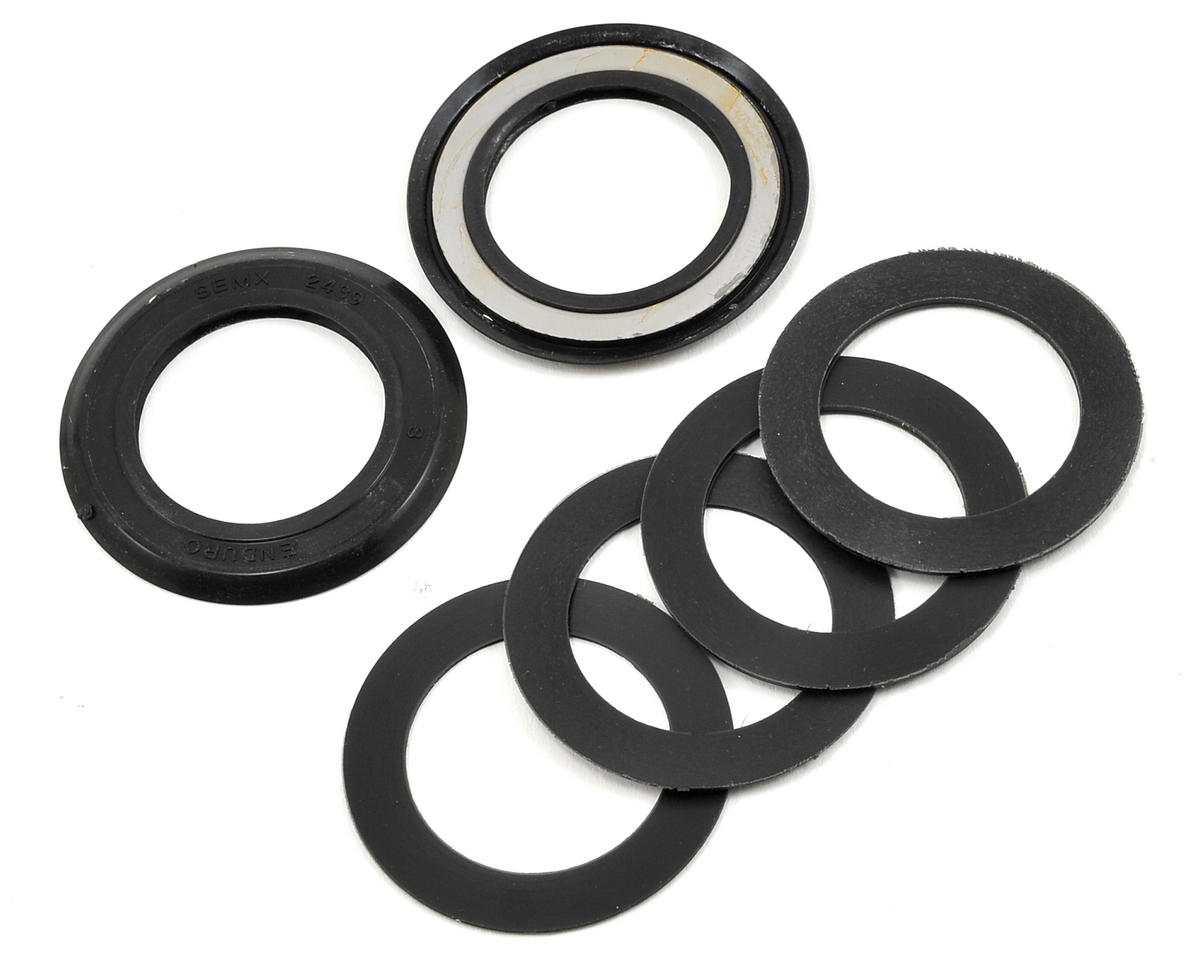 Wheels Manufacturing Outboard Bottom Bracket (Black) (PF30) (68/73mm) (24mm Spindle) (Angular Contact Bearings)