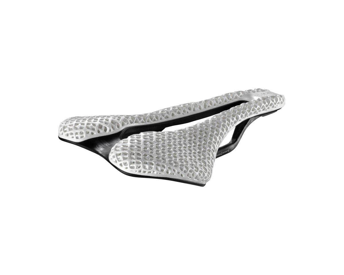 Selle Italia SLR Boost 3D Kit Carbonio Superflow Saddle (White LTD) (Carbon Rails) (L3) (145mm)
