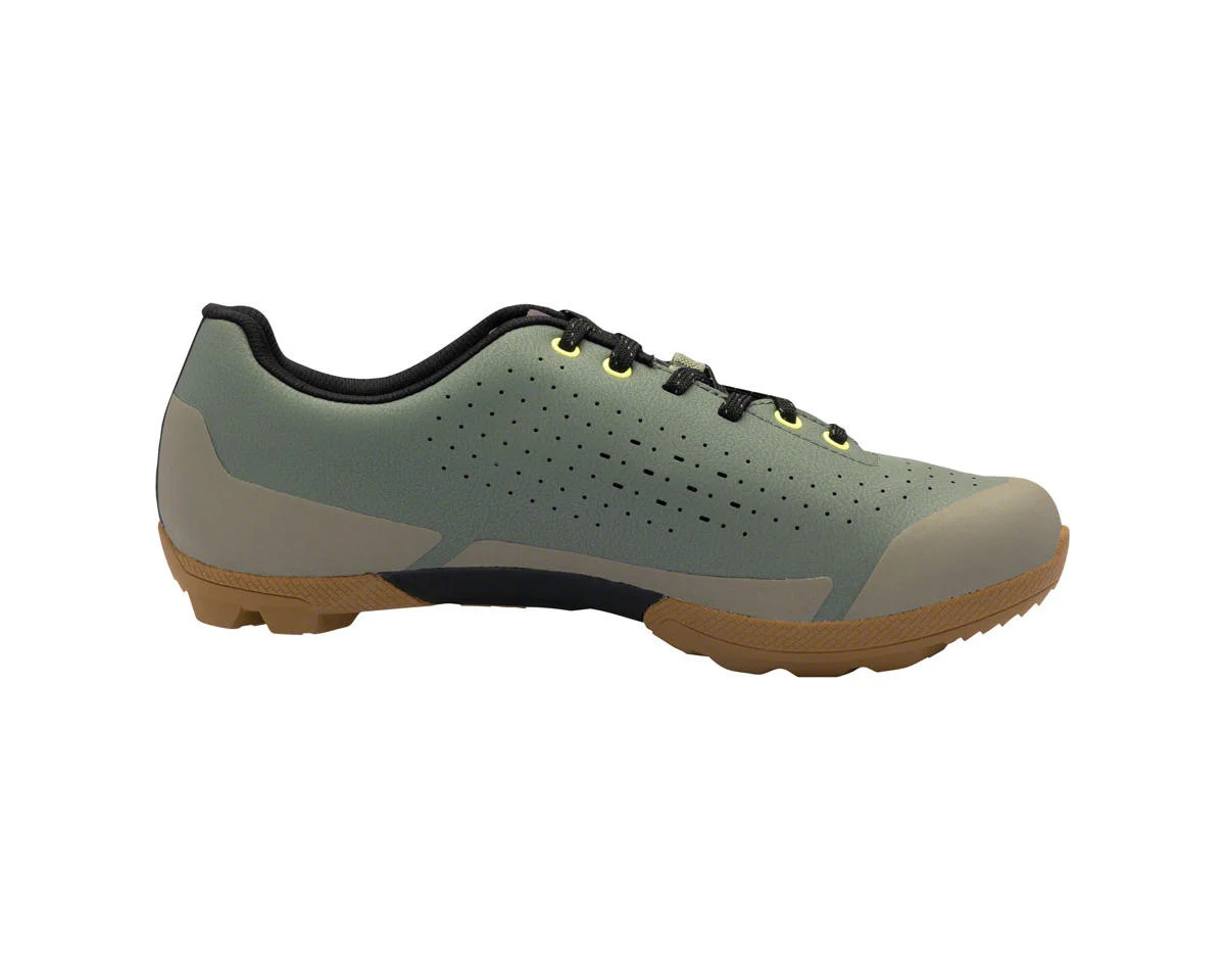 Sidi Asper Laces Gravel Shoes (Military Yellow) (39.5) (Millenium Fit)