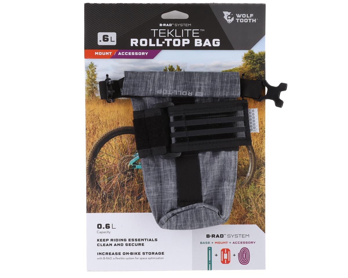 Wolf Tooth Components B-RAD TekLite Roll-Top Bag (Grey) (Bag & Strap) (0.6L)