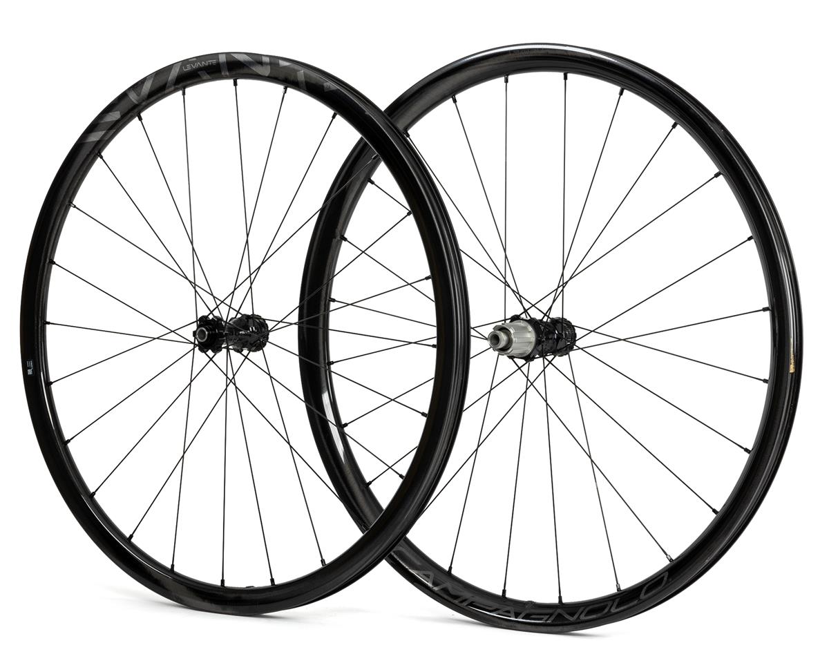 Campagnolo Levante Carbon Gravel Wheelset (Black) (Campagnolo N3W) (12x100mm, 12x142mm) (700c) (Centerlock) (Tubeless)