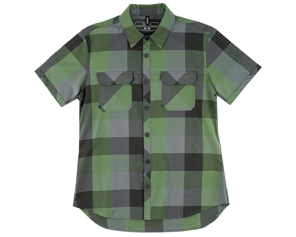 Sombrio Men’s Wrench Riding Shirt (Clover Green Plaid) (S)