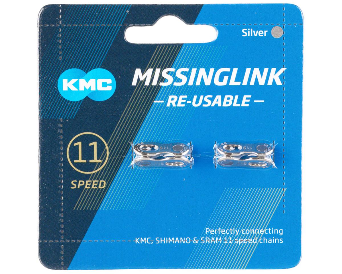 KMC Reusable Missing Link Chain Link (Silver) (11 Speed) (2 Pairs)