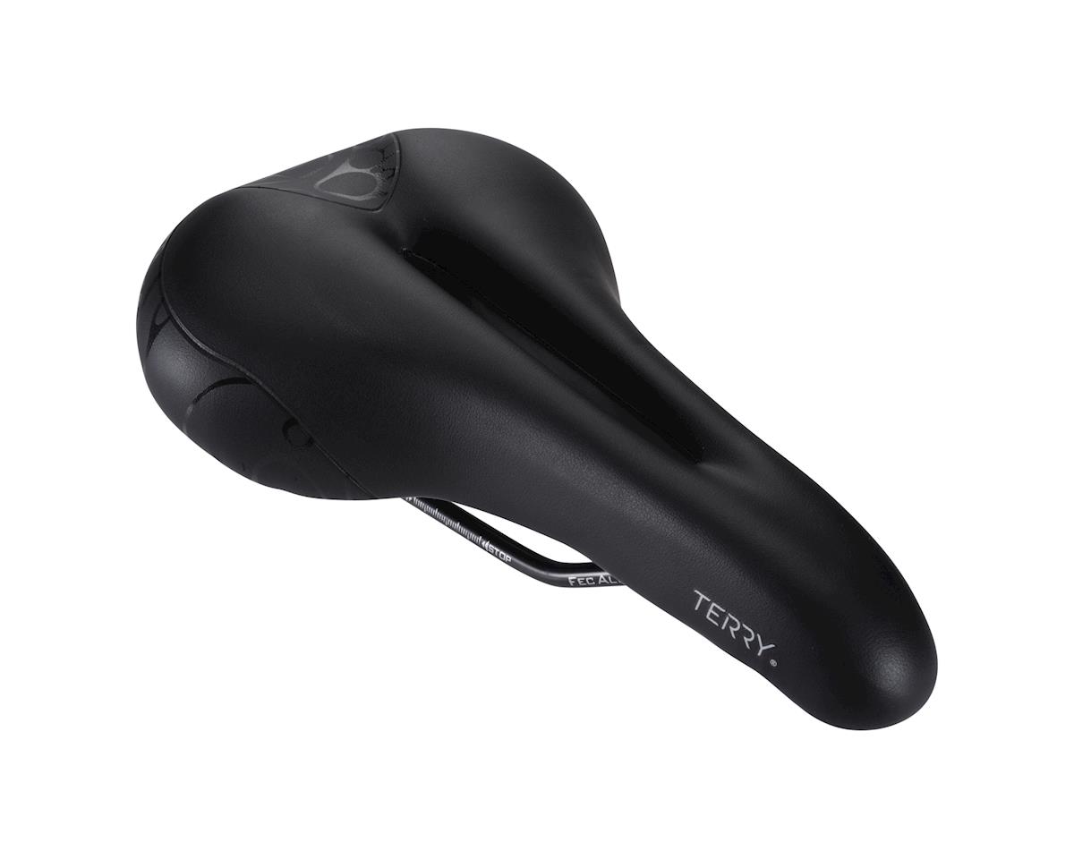Terry Women’s Butterfly Chromoly Gel Saddle (Black) (FeC Alloy Rails) (155mm)