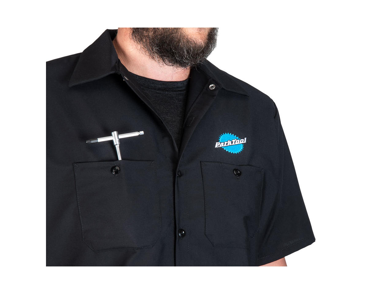 Park Tool MS-3 Mechanic’s Shirt (Black) (M)