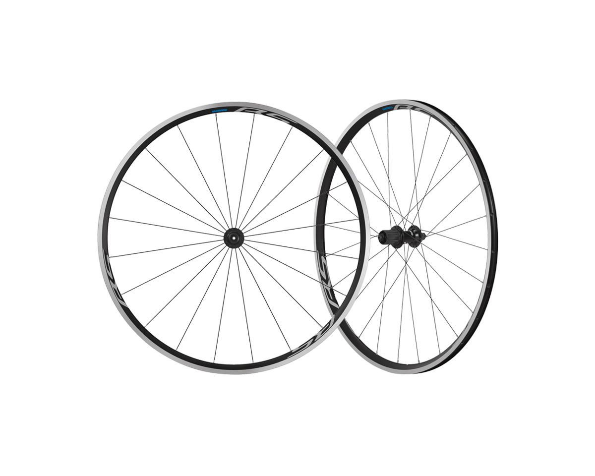 Shimano WH-RS100-CL Road Bike Wheel (Black) (Front) (QR x 100mm) (700c) (Rim Brake) (Tube-Type Clincher)