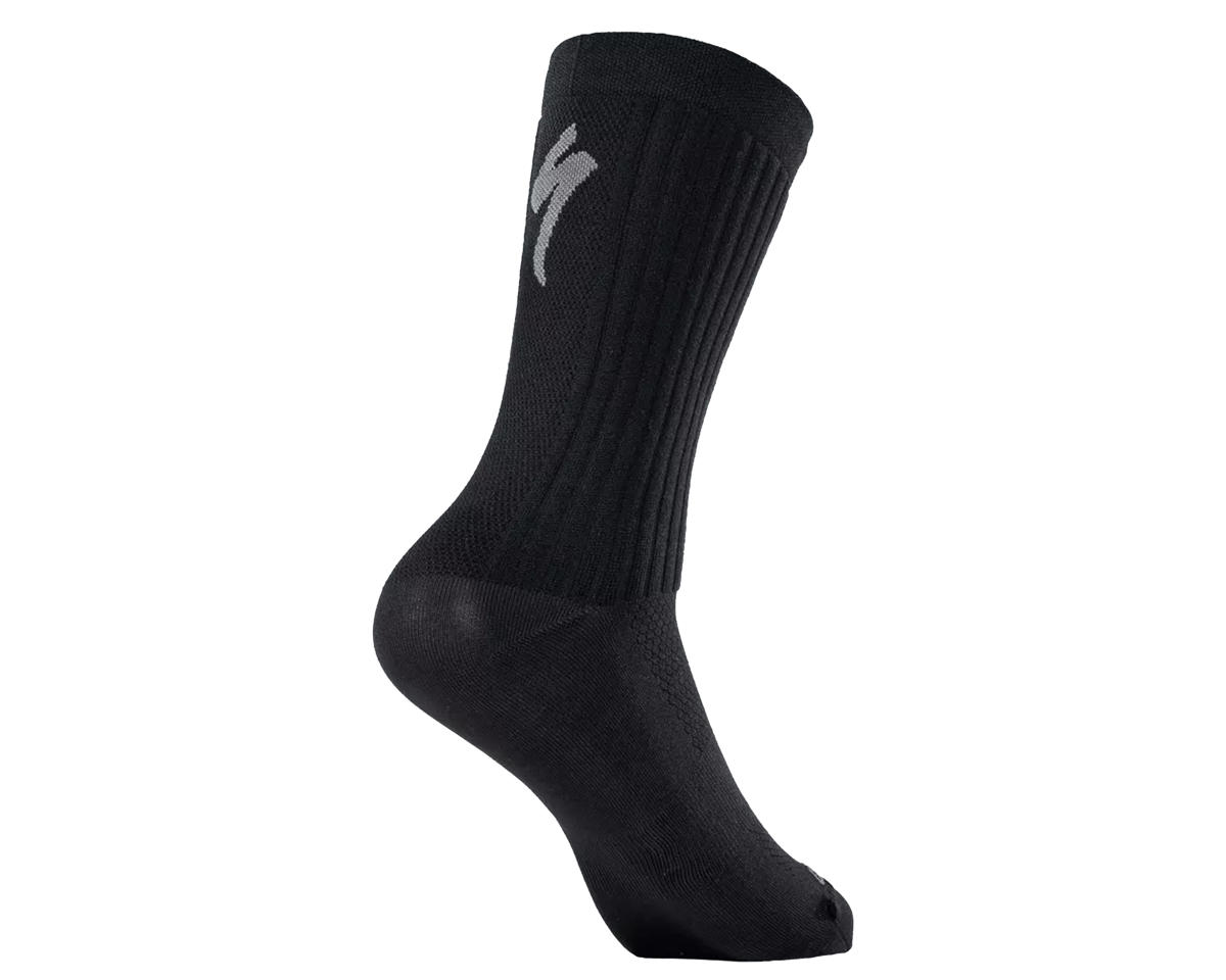 Specialized Hydrogen Aero Tall Road Socks (Black) (S)