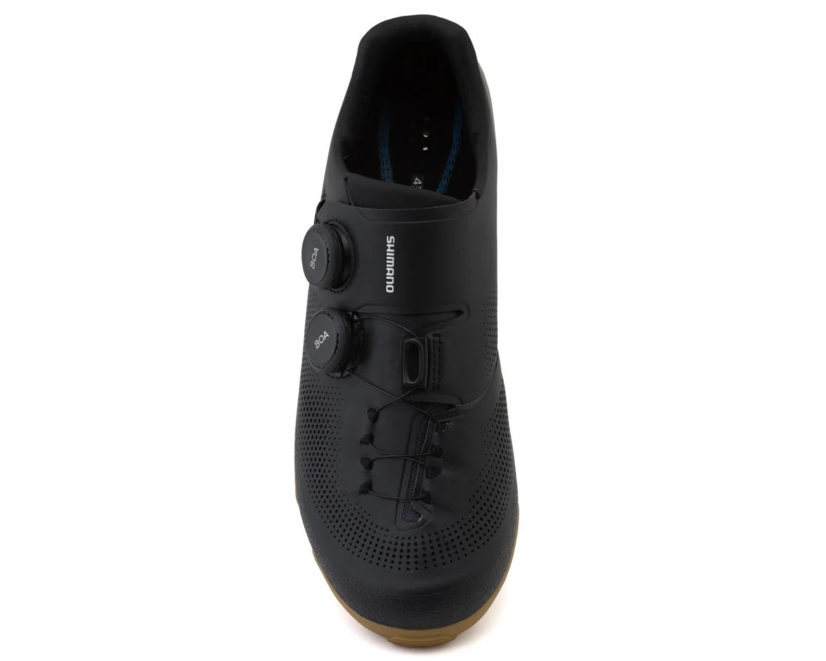 Shimano SH-RX710 Gravel Shoes (Black) (43) (w/ Cleat Pontoon)