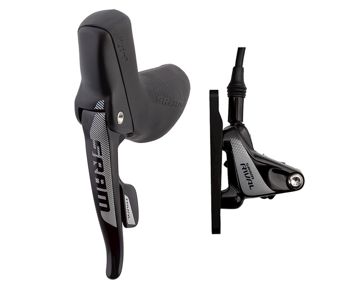 SRAM Rival 22 DoubleTap Hydraulic Road Disc Brake/Shift Lever Kit (Black) (Left) (Flat Mount) (2x) (Caliper Included)