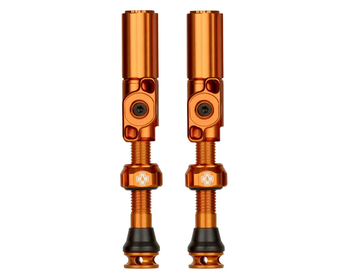 Muc-Off Big Bore Hybrid Tubeless Valves (Orange) (Pair) (Medium) (35mm)