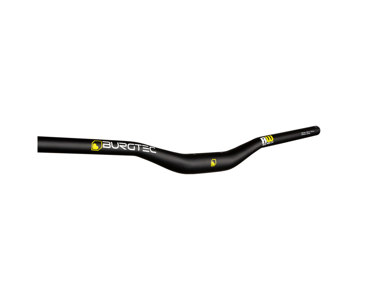 Burgtec Ride Wide DH Riser Bar (Black) (30mm Rise) (800mm) (35mm Clamp)