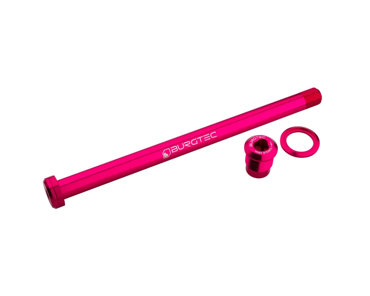Burgtec 180mm x 12mm 1.00mm Pitch Rear Axle (Toxic Barbie)