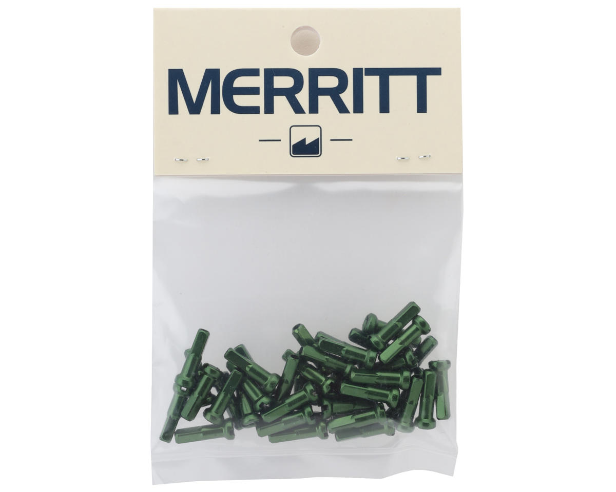 Merritt 14G Alloy Nipples (Green) (Bag of 40)