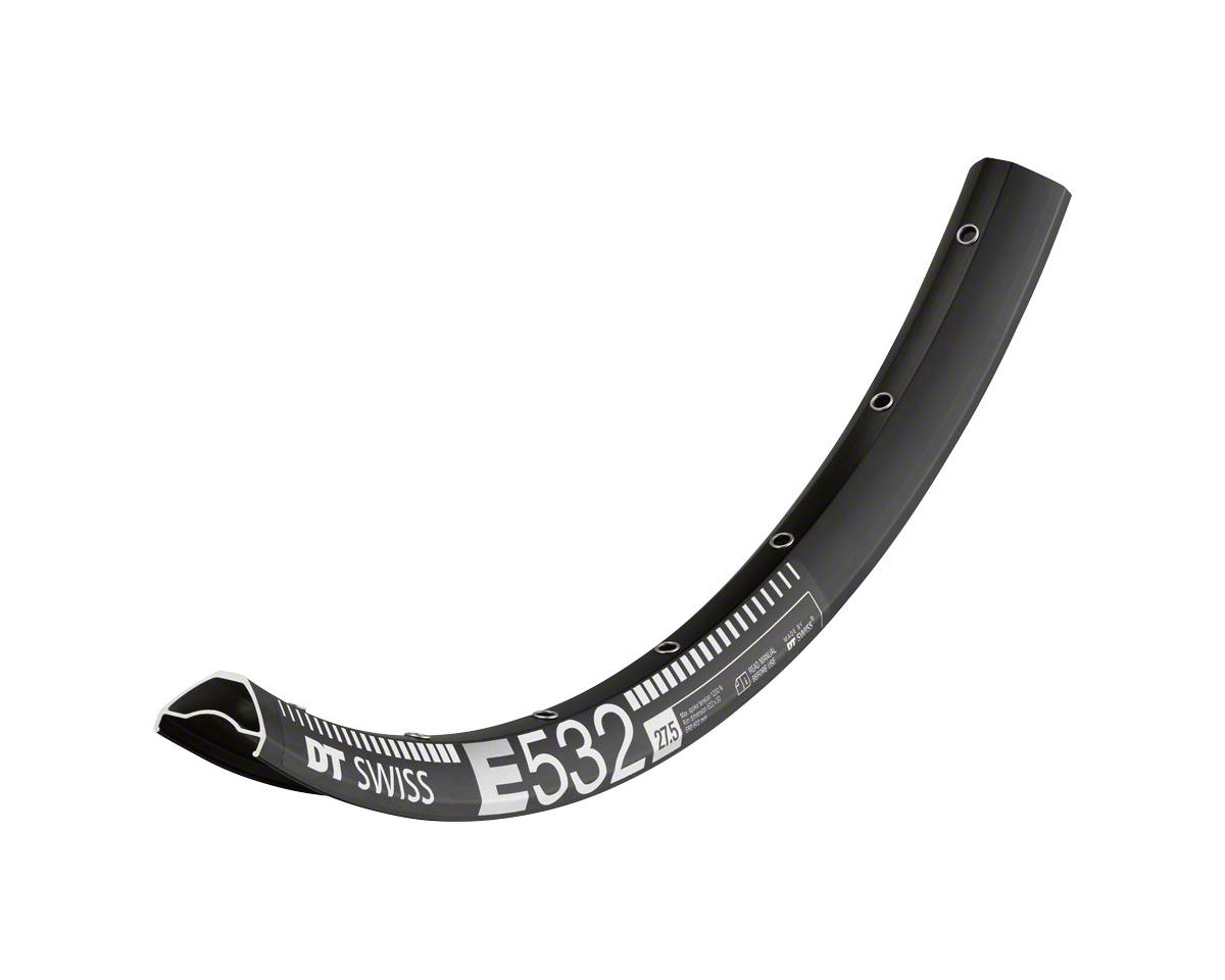 DT Swiss E 532 Tubeless MTB Rim (Black) (Alloy) (30mm Internal Width) (28H) (27.5″)
