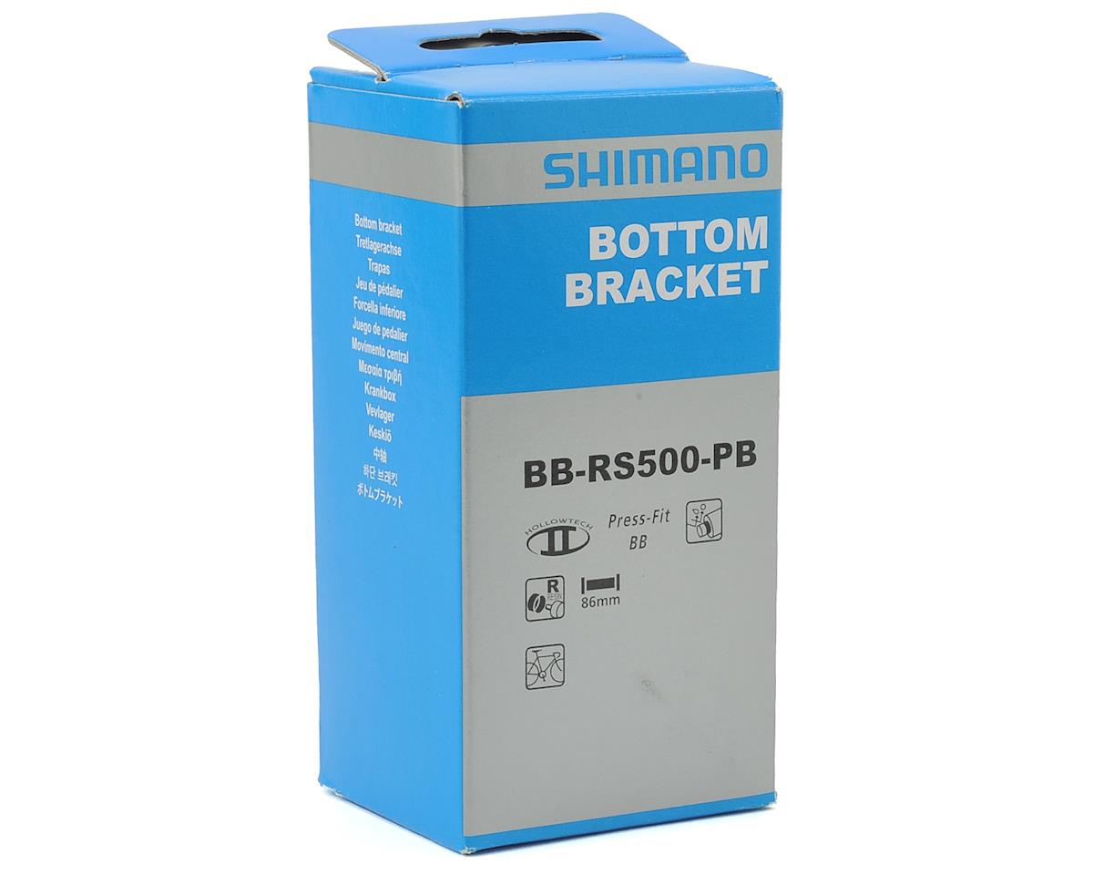 Shimano BB-RS500-PB Hollowtech II Press-Fit Bottom Bracket (Black) (BB86) (24mm Spindle)