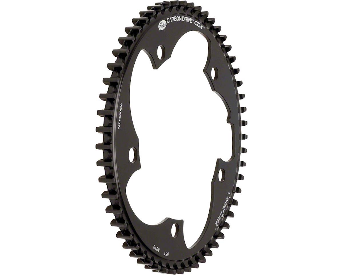 Gates Carbon Drive CDX CenterTrack Front Sprockets (Black) (130mm BCD) (Single) (Standard) (55T)