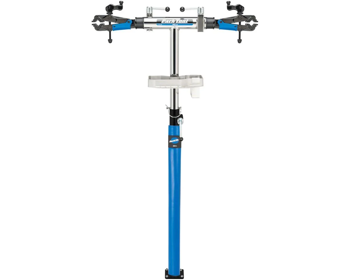 Park Tool PRS-2.3-2 Deluxe Double Arm Repair Stand (Blue/Silver) (w/100-3D Adjustable Clamps)