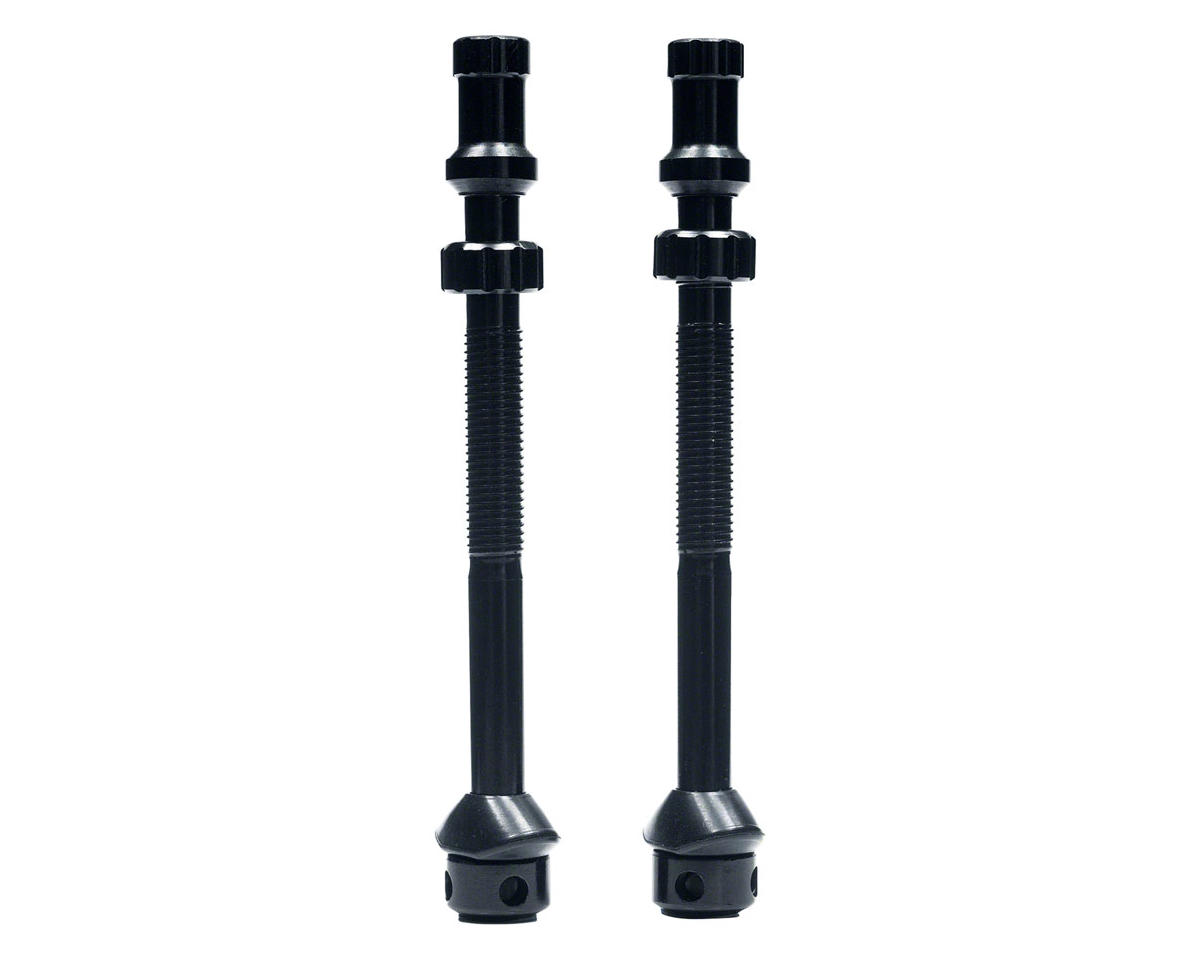 Stan’s Exo-Core Tubeless Valve Stems (Black) (Pair) (63mm)