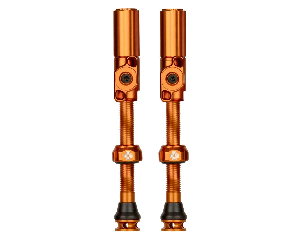 Muc-Off Big Bore Hybrid Tubeless Valves (Orange) (Pair) (Large) (45mm)