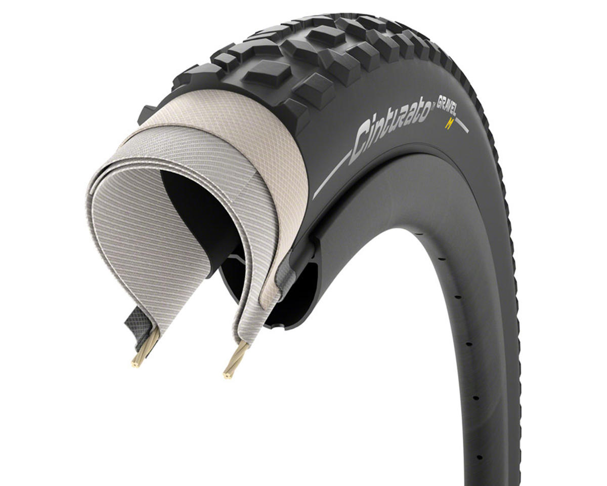 Pirelli Cinturato Gravel M Tubeless Tire (Black) (700c) (35mm) (SpeedGrip/TechWALL)