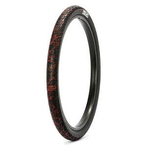 Theory Method BMX Tire (Black/Red Splatter) (29″) (2.5″)