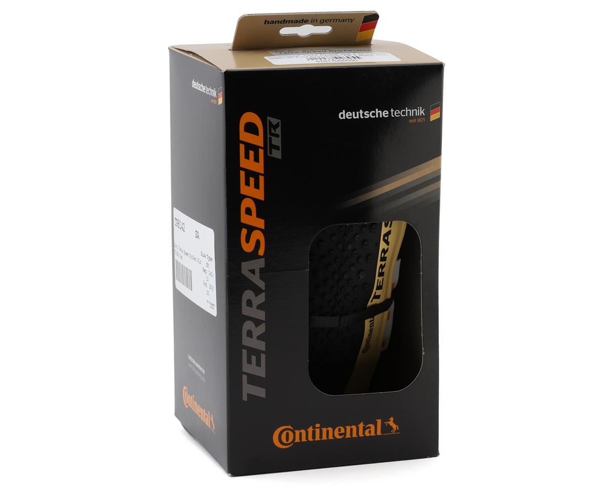 Continental Terra Speed Tubeless Gravel Tire (700c) (35mm) (Black/Cream)