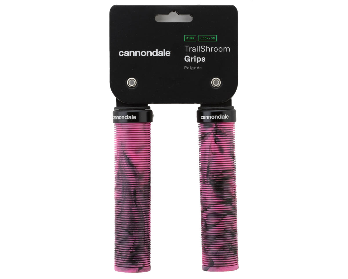 Cannondale TrailShroom Locking Grips (Pink Black Camo)