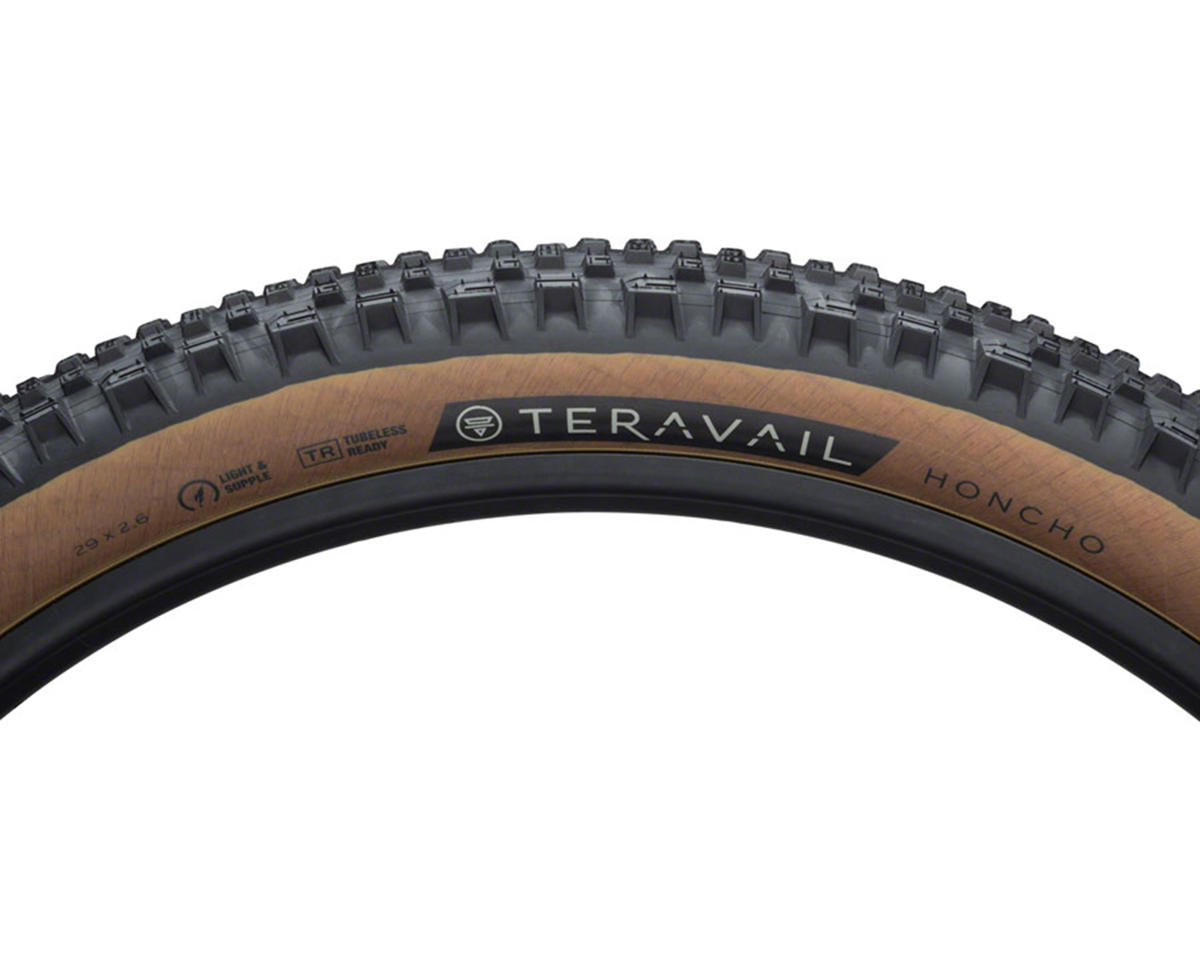 Teravail Honcho Tubeless Mountain Tire (Tan Wall) (29″) (2.6″) (Grip/Light & Supple)