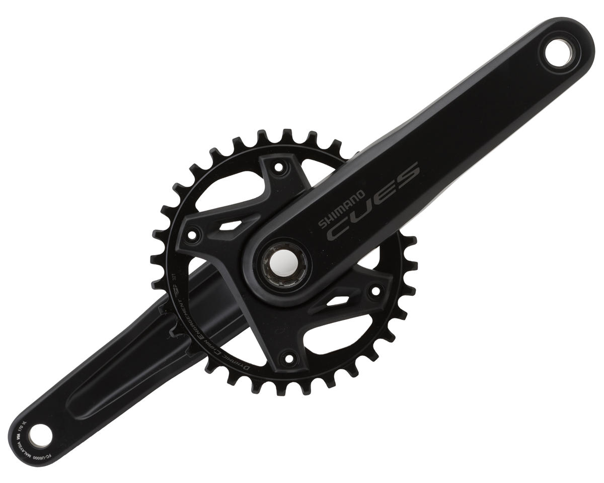 Shimano CUES FC-U6000-1 Crankset w/ Chainring (Black) (1 x 9/10/11 Speed) (170mm) (52mm Chainline) (32T) (Hollowtech II)