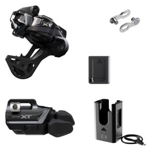 Shimano Deore XT Di2 M8250 Drivetrain Upgrade Kit (Black) (Short Cage) (I-SPEC EV) (GS)
