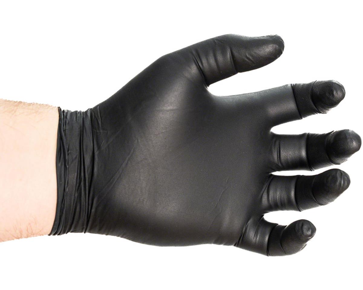 Unior Industrial Strength Nitrile Mechanic Gloves (Black) (M)