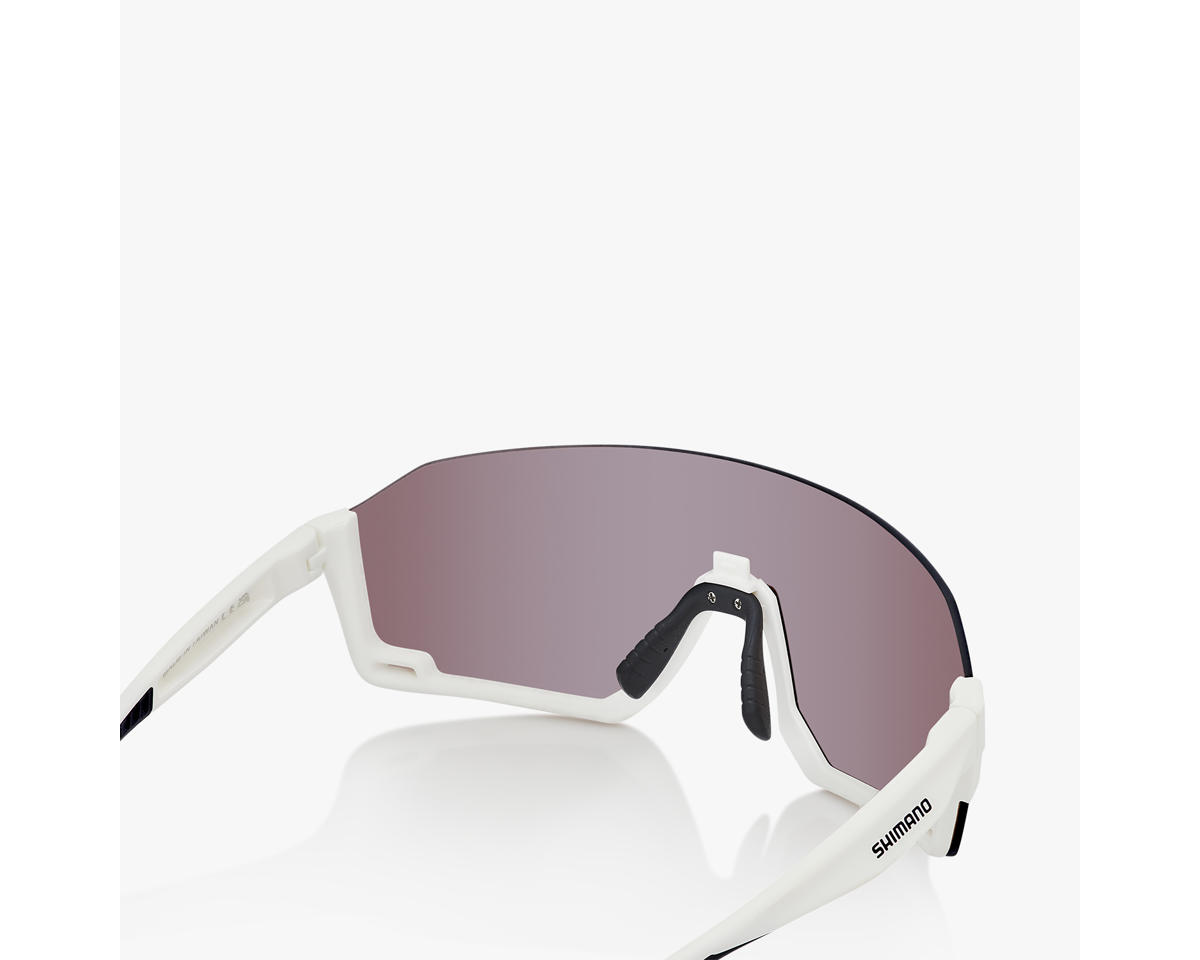 Shimano Aerolite Sunglasses (White) (Ridescape HC) (Road & Trail)