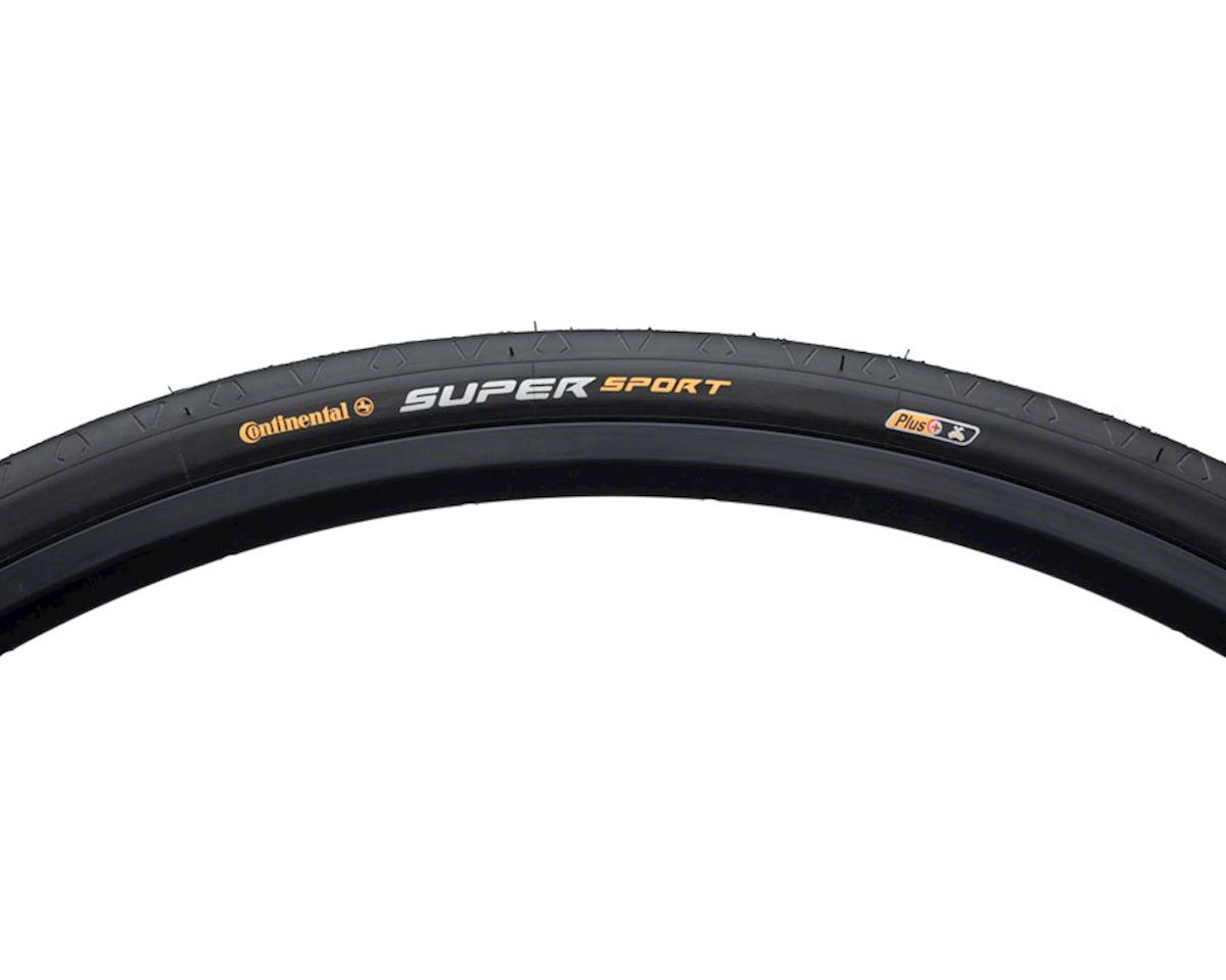 Continental Super Sport Plus City Tire (Black) (700c) (23mm) (Folding) (Plus Breaker)